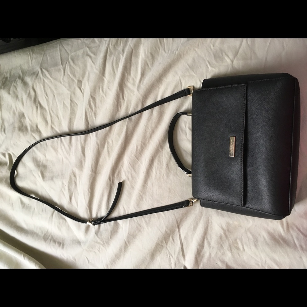 Kate spade black cross body bag - Used