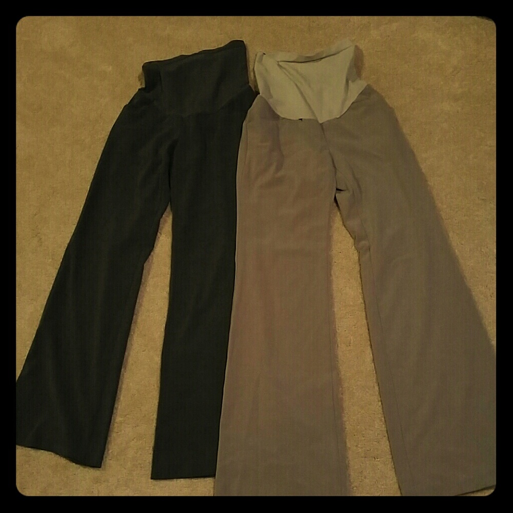 2 pair XSmall Motherhood Maternity Dress Pants