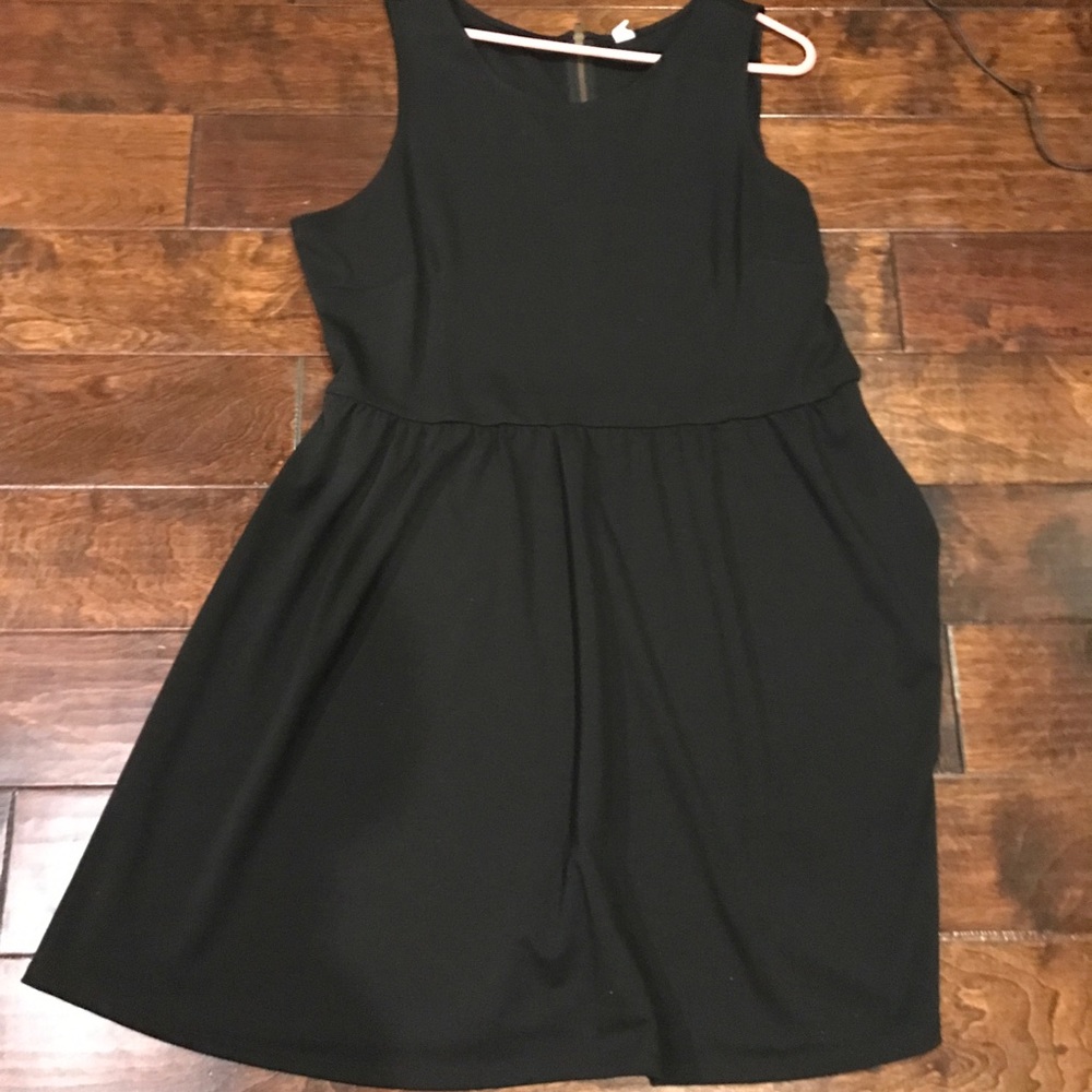 XXL old navy black drop waist dress