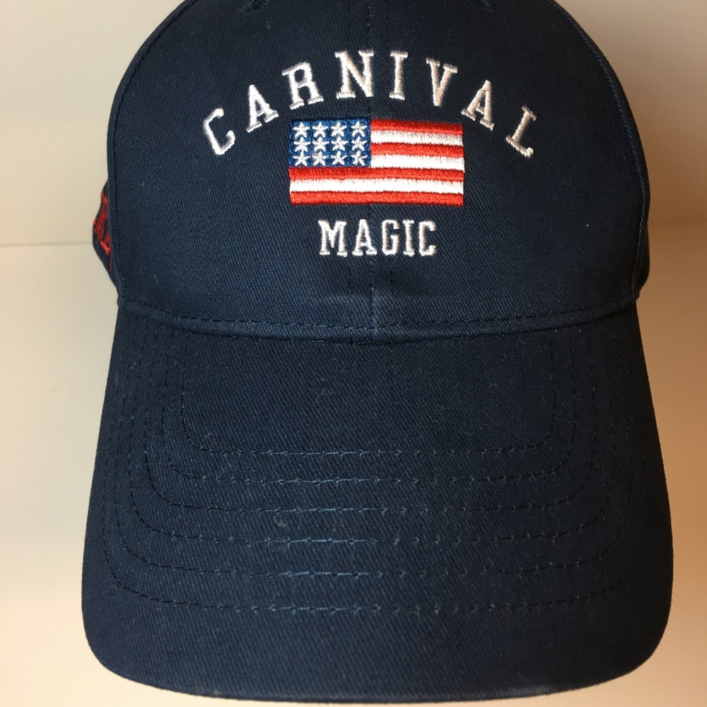 2018 Carnival Magic, OS Navy Baseball Hat/Cap, NWT