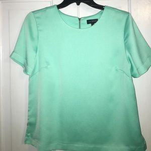 Teal crop top