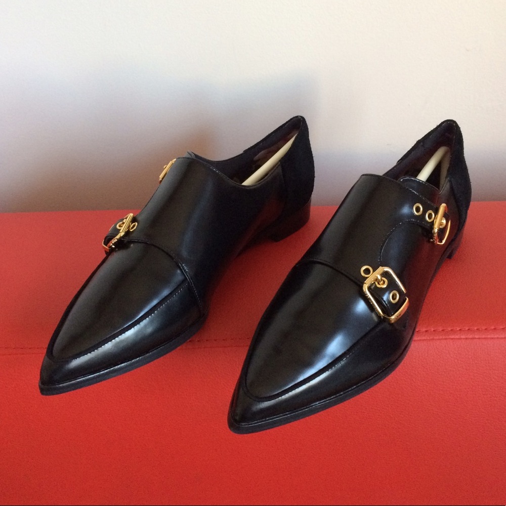 Ted Baker double monk strap leather shoes