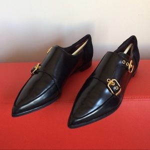 Ted Baker double monk strap leather shoes