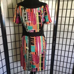Modern print dress