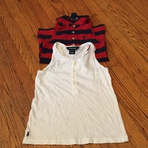 Ralph Lauren Girls Tank Tops