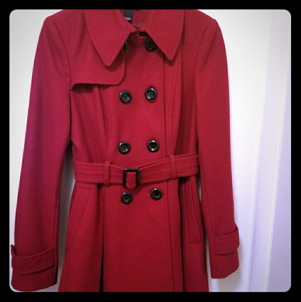 Victoria's secret red trench coat