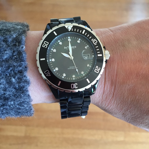 In Times Accessories - Black Link Trend Watch