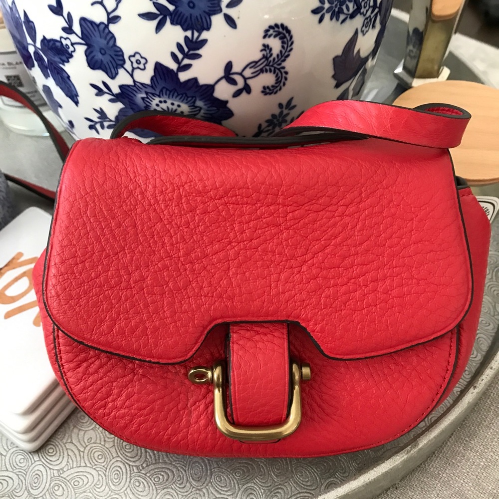 J. Crew mini rider bag. Real Italian leather!