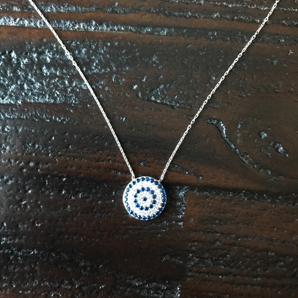 Accessories - Silver Evil Eye Necklace