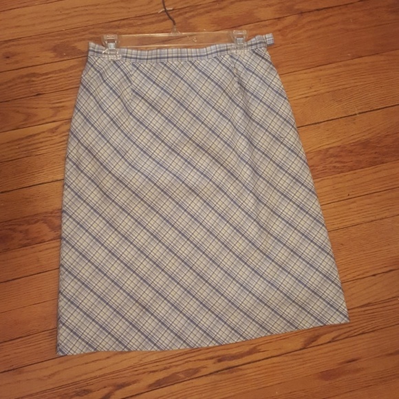 Brooks Brothers Dresses & Skirts - Brooks Brothers blue plaid skirt - final price!