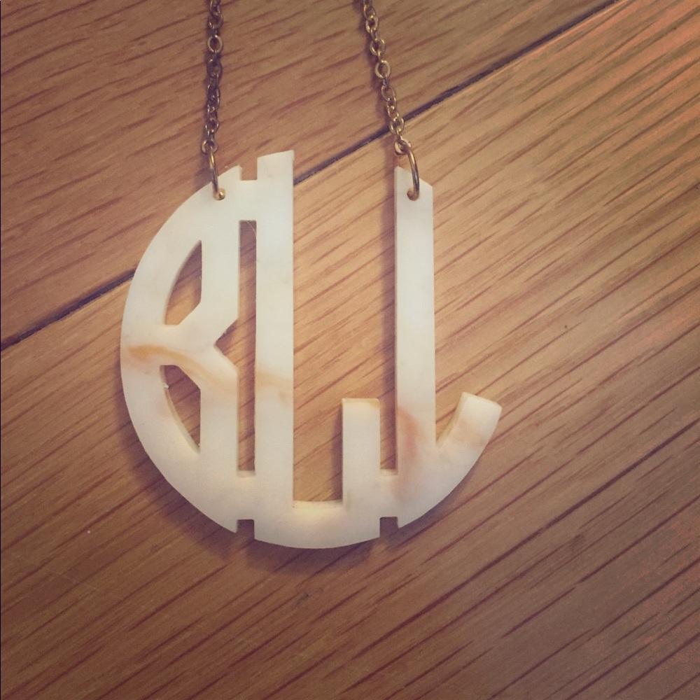 Monogram Initials Necklace BLL