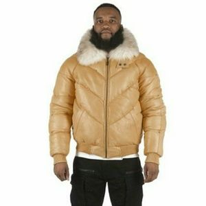 Akoo Leather Bomber Jacket