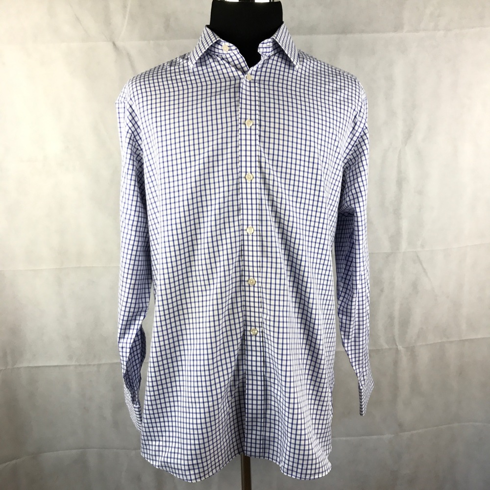 Charles Tyrwhitt London Blue Gingham Shirt 17/35