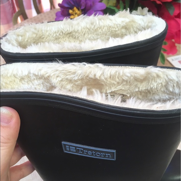 SOLD NOT FOR SALE Tretorn Matte Black Rain Boot - Picture 3 of 6