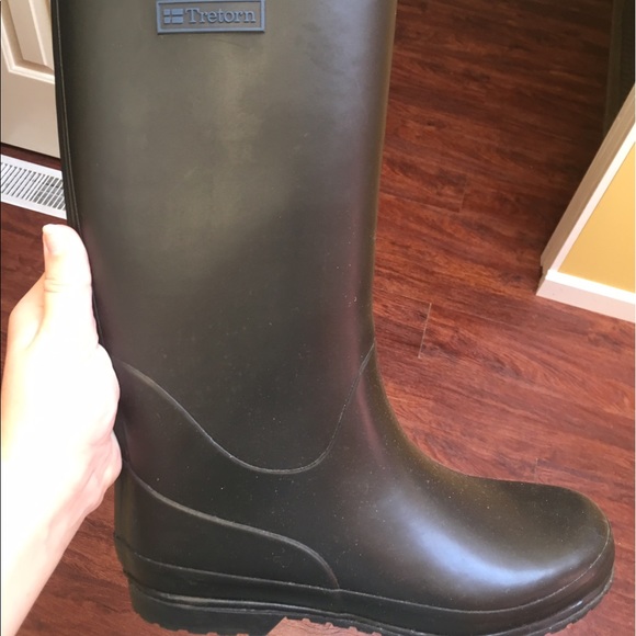 SOLD NOT FOR SALE Tretorn Matte Black Rain Boot - Picture 6 of 6