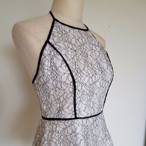 FLASH SALE:  Lace Halter Style Peplum Top
