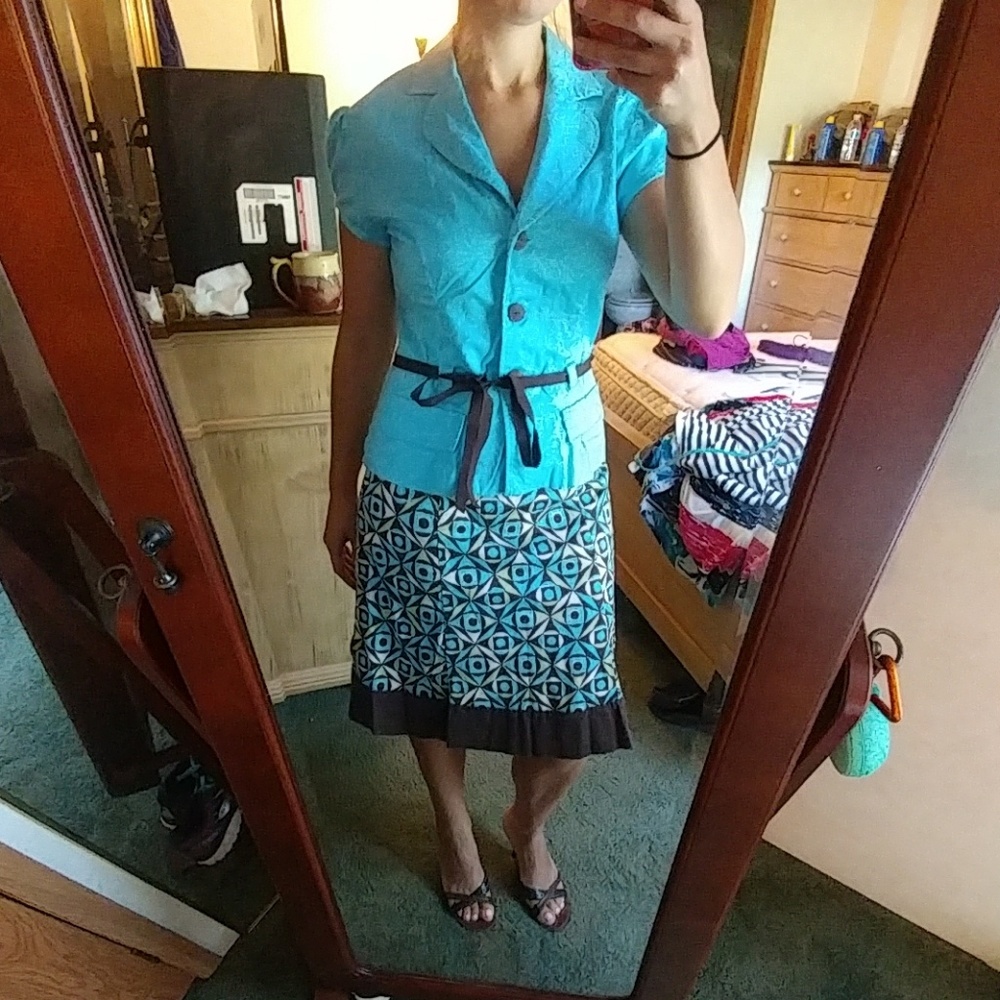Casual Skirt Suit