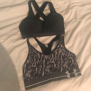 Two sports bras