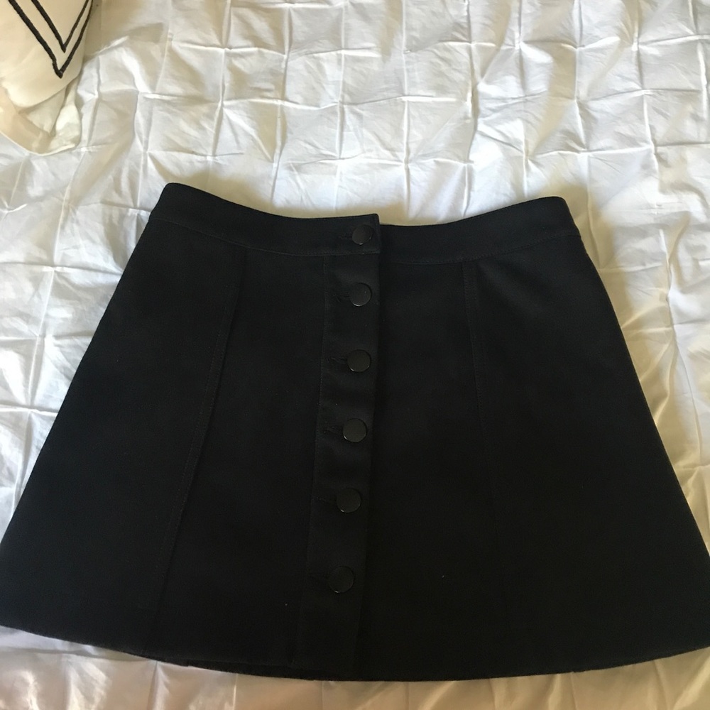 Forever 21 Black Suede Mini skirt