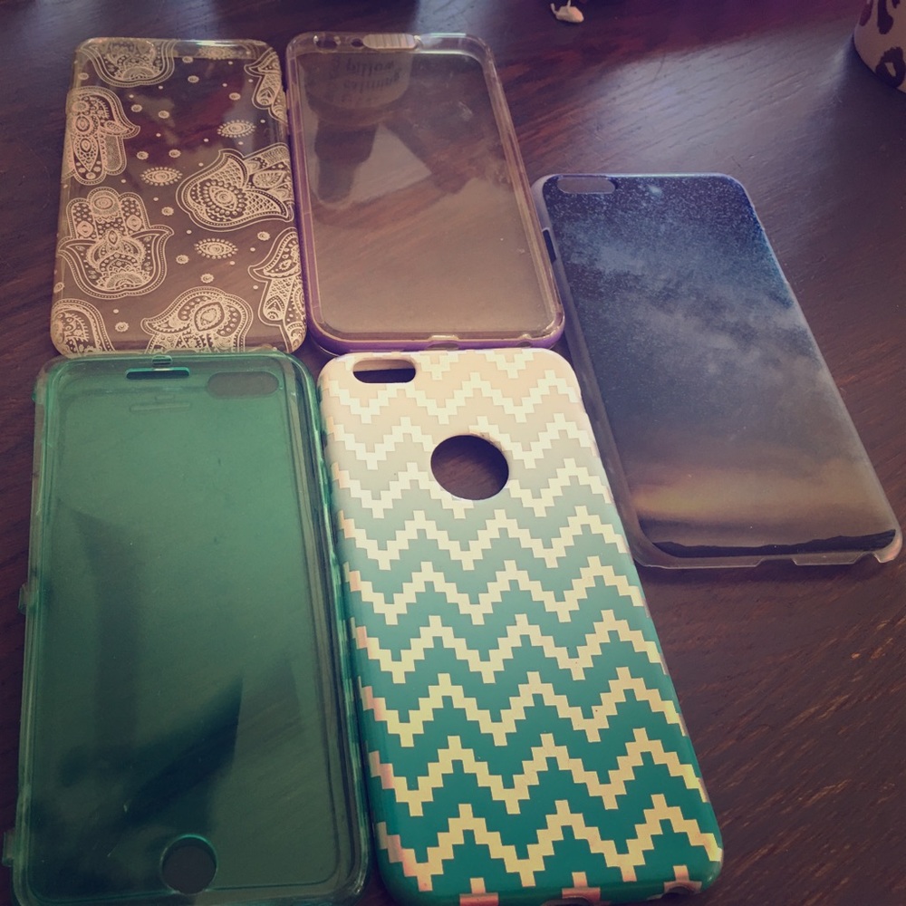 Lot of 5 iPhone 6 Plus cases