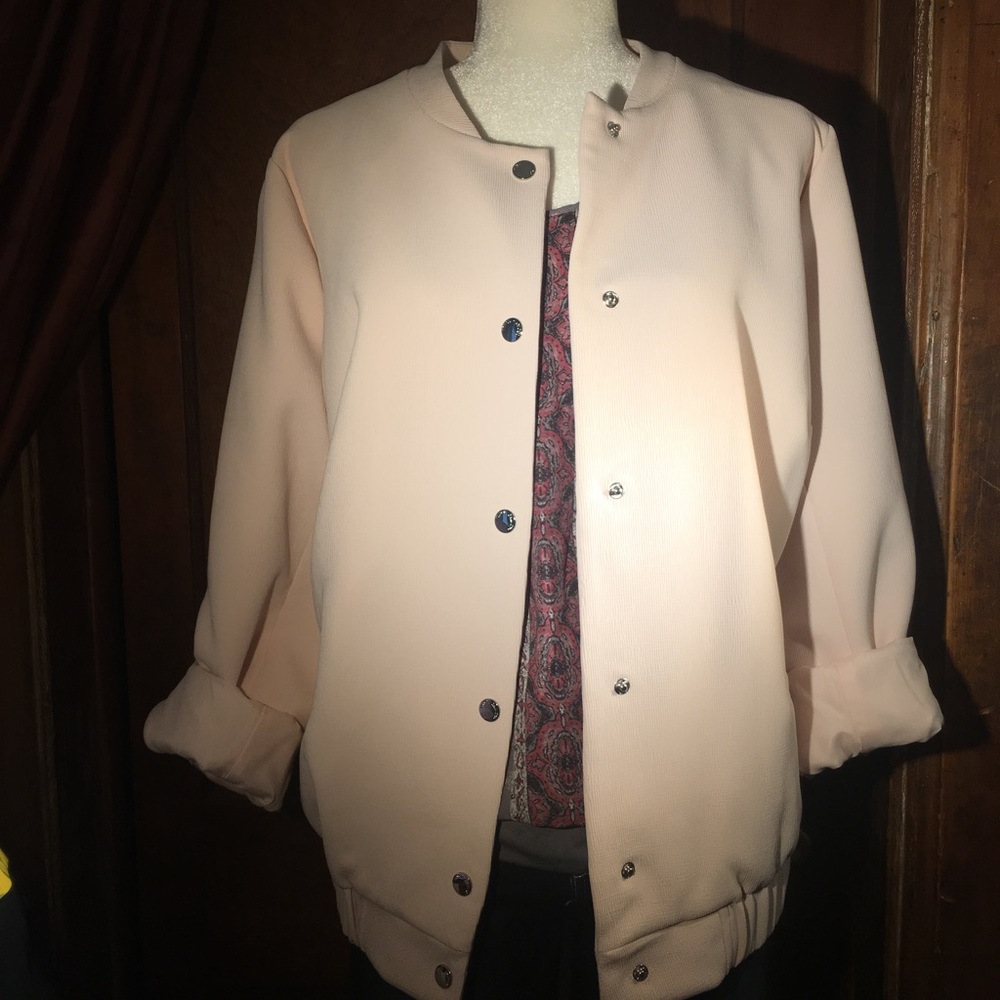 !!NEW!!  Vince Camuto Textured Bomber Jacket