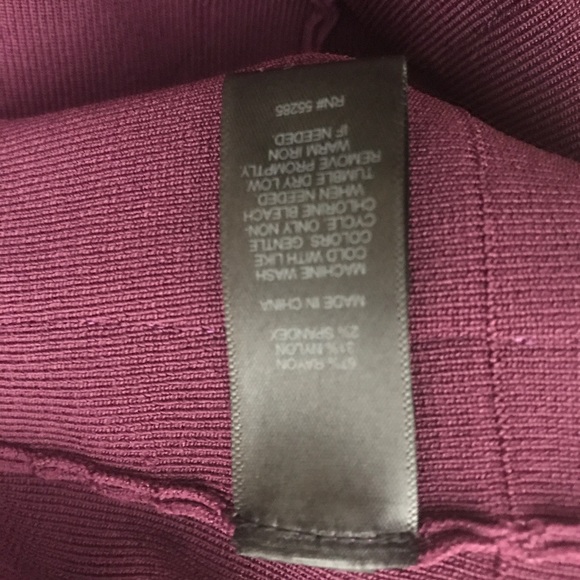 NWT  Express Purple Colorblock Bandage Dress - Picture 5 of 8