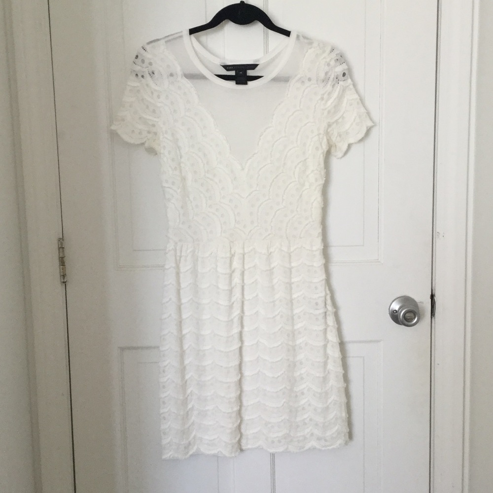 Marc by Marc Jacobs cream textured dress