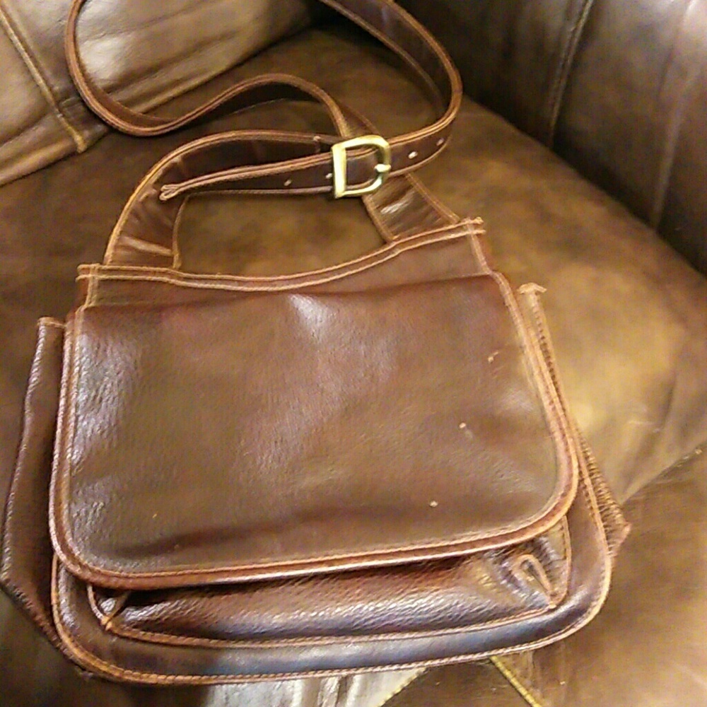Brown Saddle Bag Purse