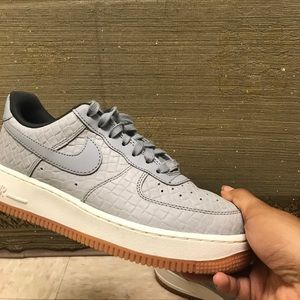 NIKE W AF 1 '07 PREM-SILVER/SL