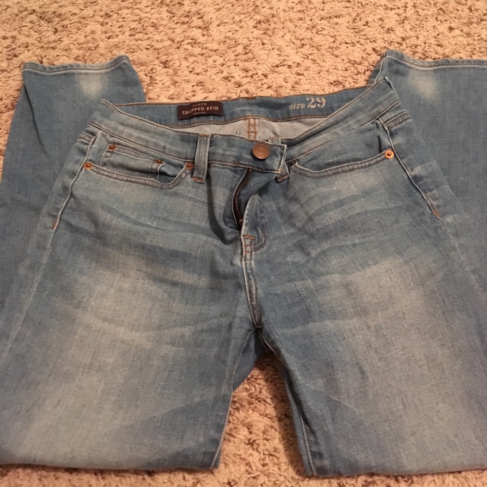 Cropped jeans