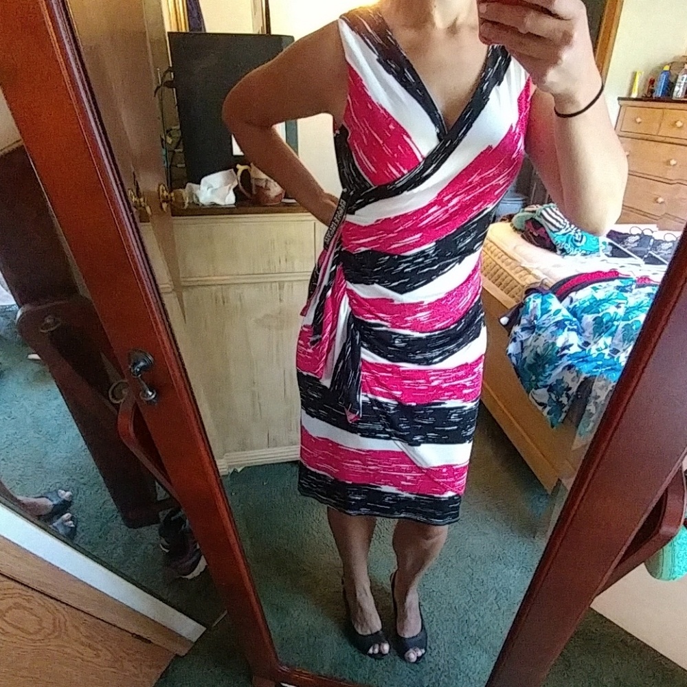Faux Wrap Dress NWT