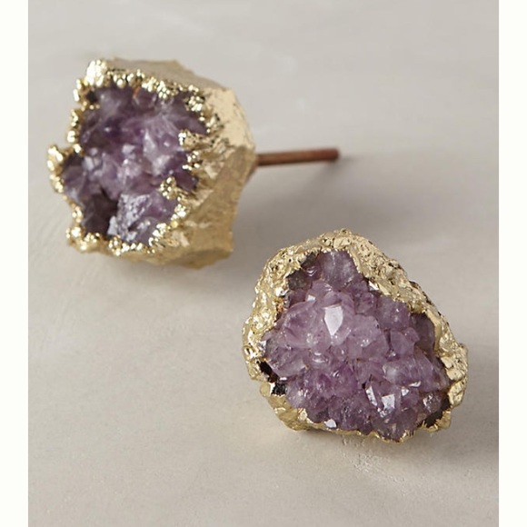 Anthropologie crowned quartz knobs - Picture 2 of 5
