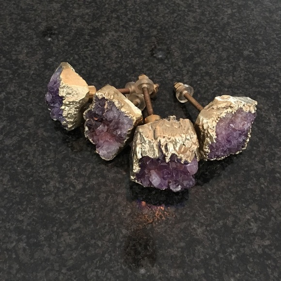 Anthropologie crowned quartz knobs - Picture 5 of 5
