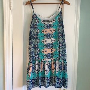 Saks Fifth Dress/shirt/cover up. Cool pattern!