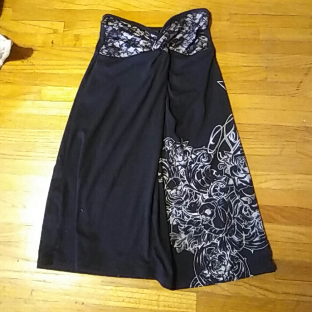 Black and white dress