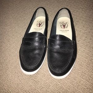 Cole haan pinch weekender loafer black leather 8.5