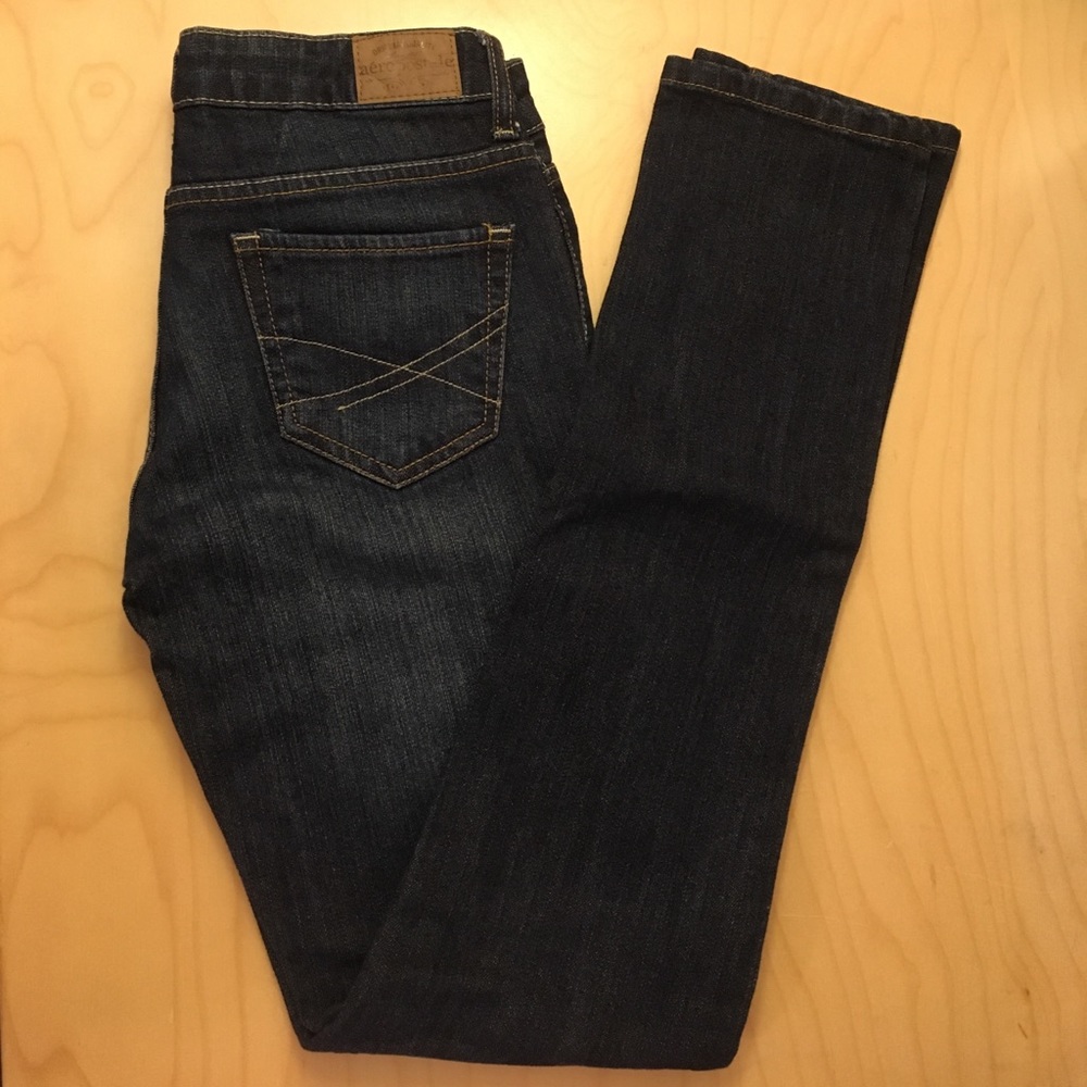✨5xHP✨Aero dark wash Bayla skinny jean (0 short)
