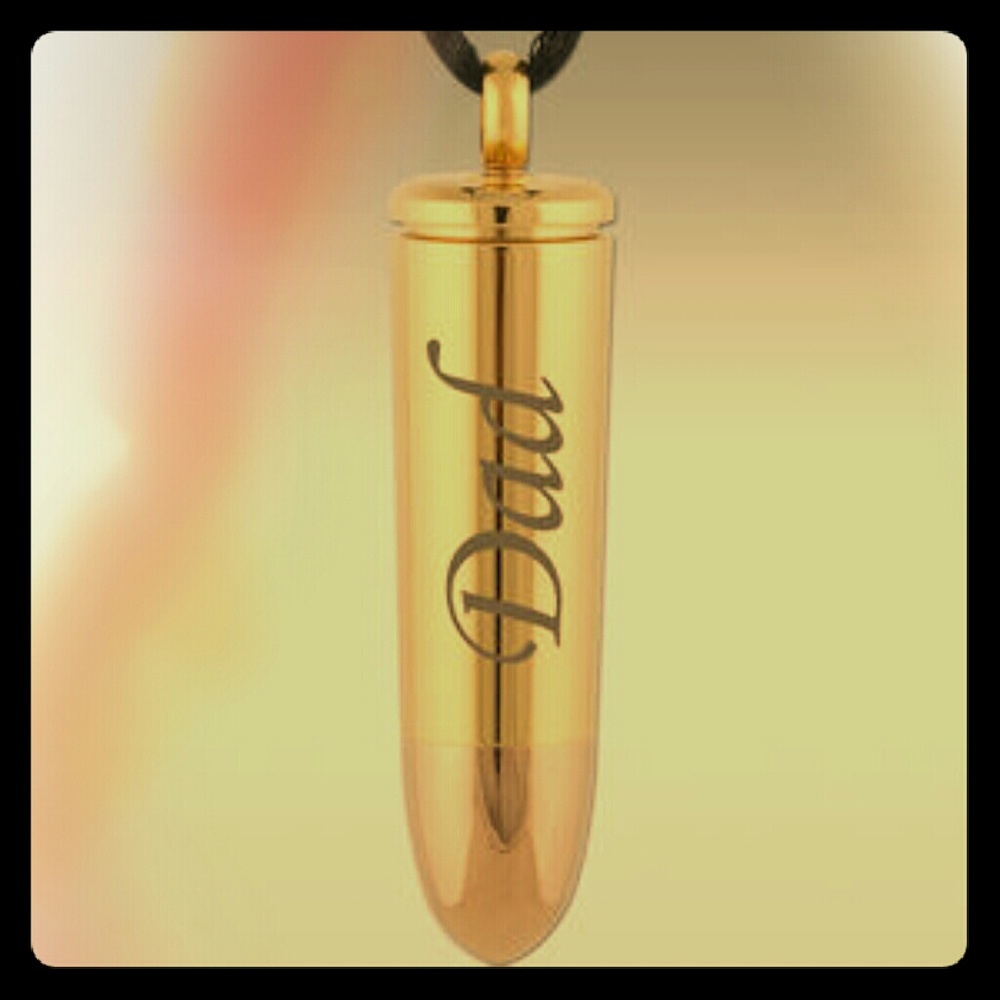 In graved bullet for your father ashes