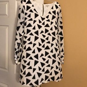 Charlotte Russe black and white shift dress.