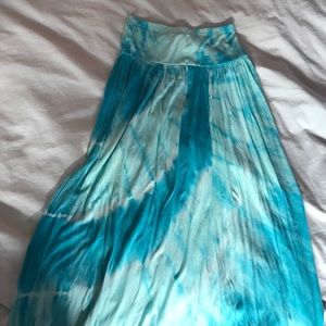 Billabong tie dye maxi skirt