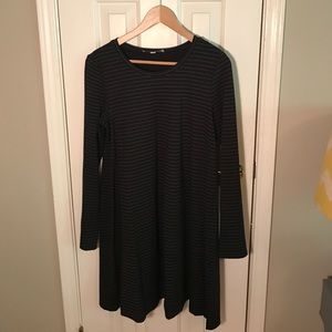 Loft long-sleeved swing dress