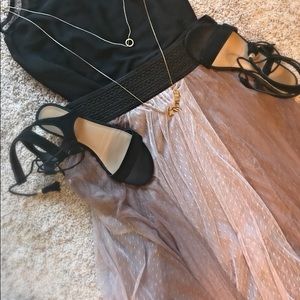 Free People Boho Tulle Skirt