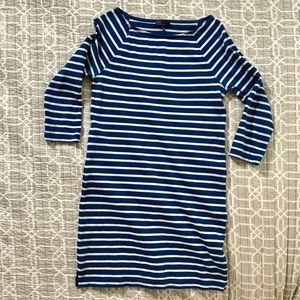 Gap striped dress, 3/4 sleeve cotton shift