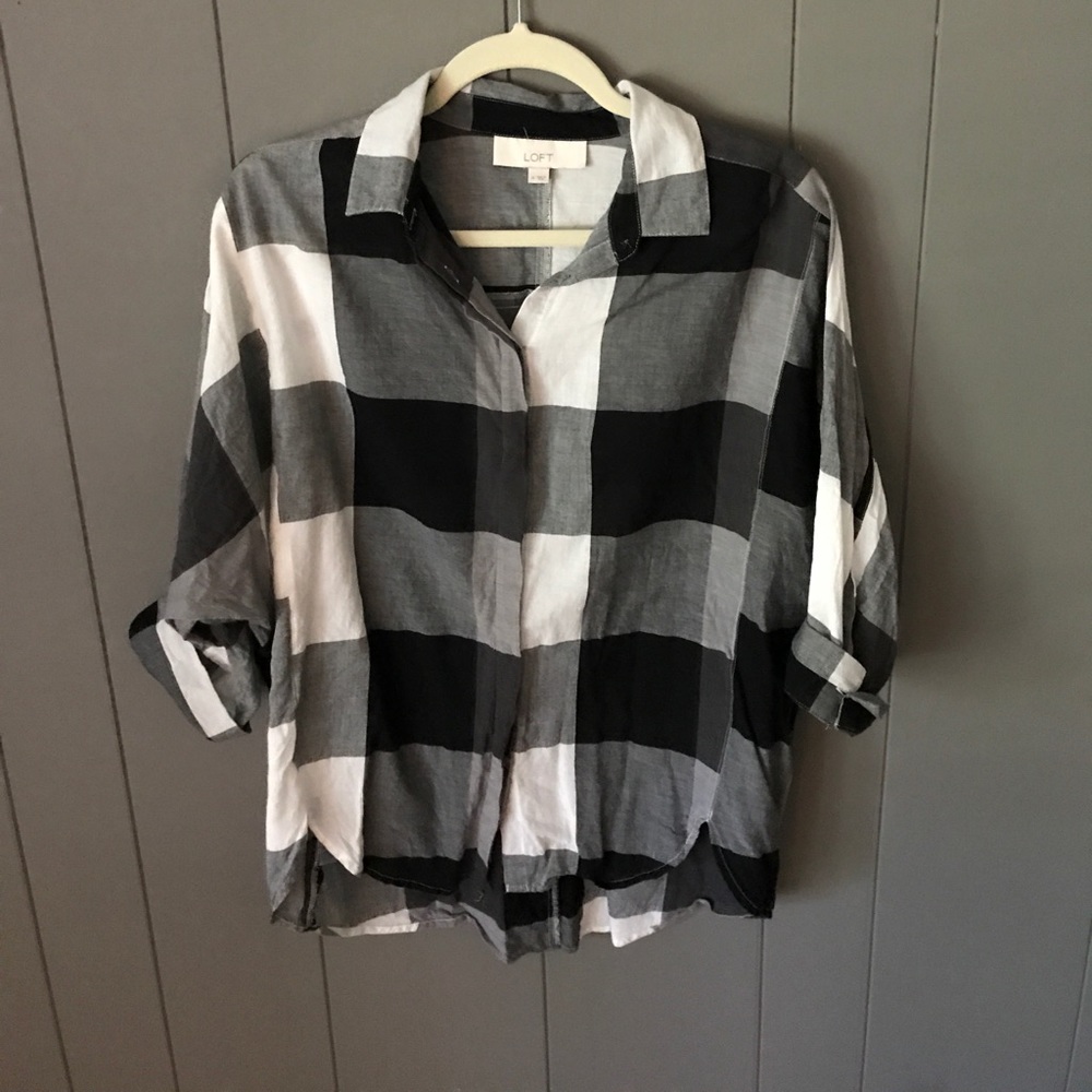 Buffalo check/plaid top