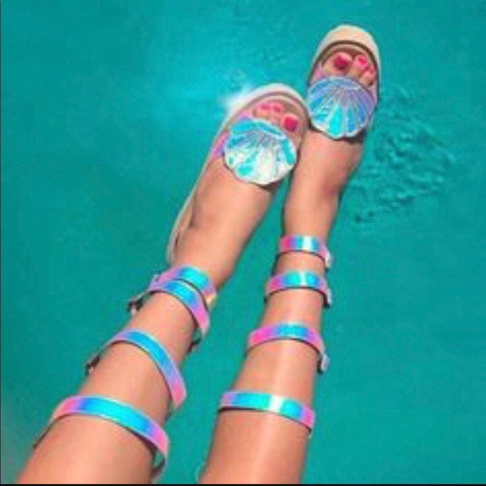 ✨Sugarbaby Iridescent Mermaid Gladiator Platform✨