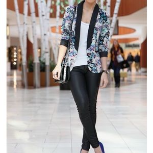 Lauren Conrad floral blazer