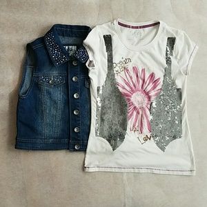 Justice Girls Denim Vest and Sequin Shirt (12)
