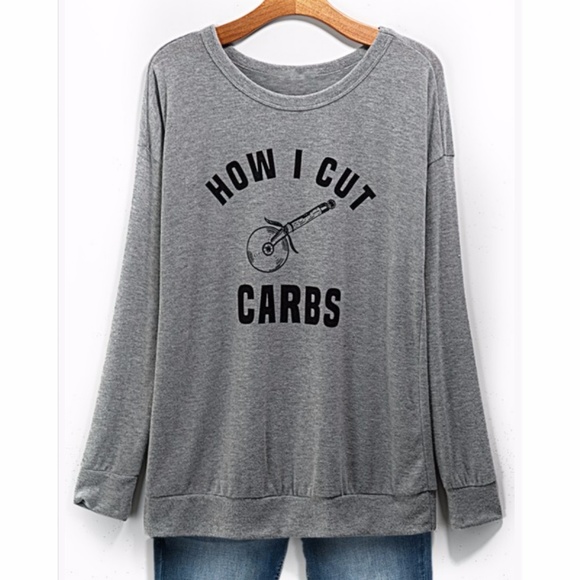 Funny Graphic Sweatshirt Tunic French Terry Top - Picture 3 of 3