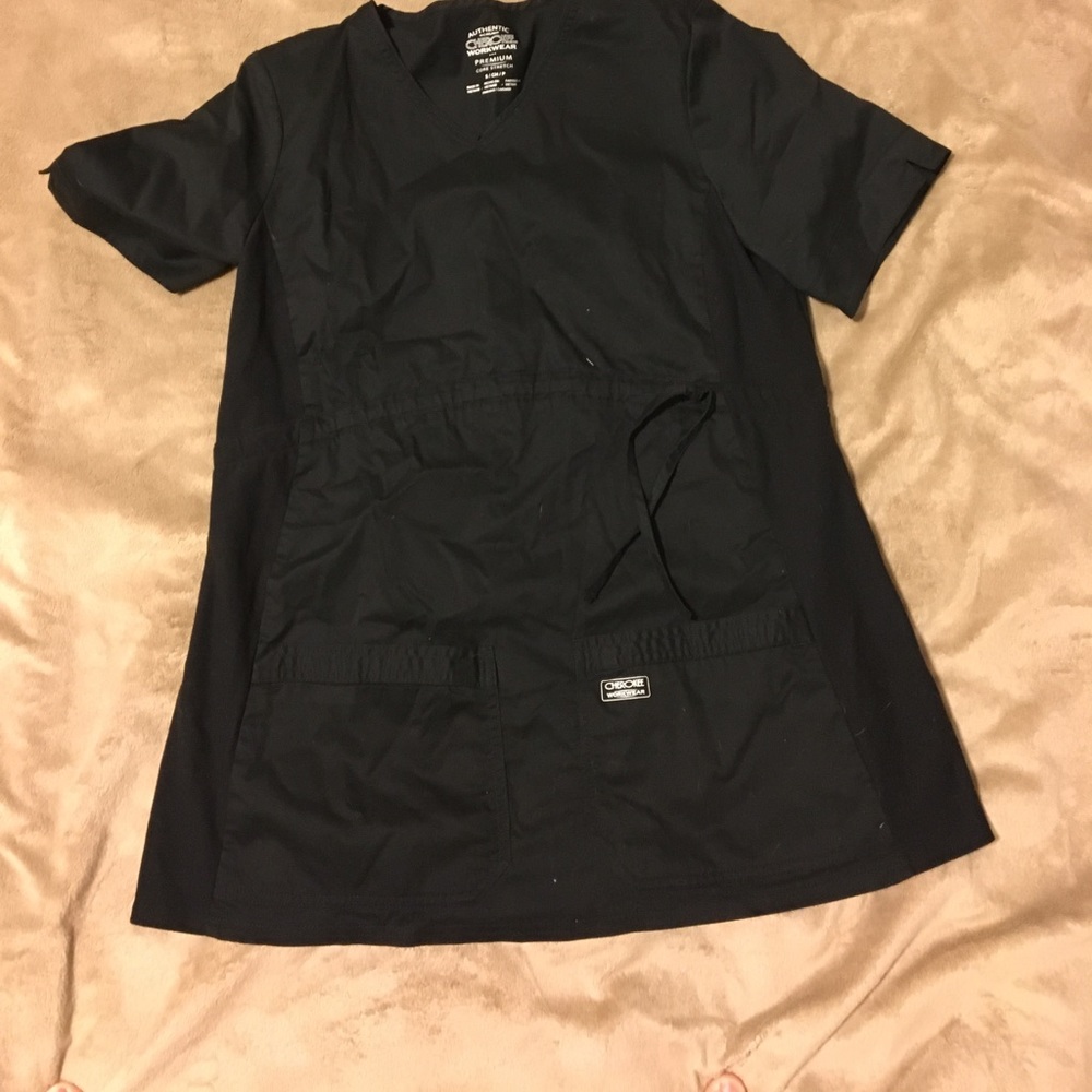 Cherokee maternity scrub top