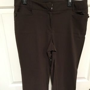 Brown Lane Bryant bootcut slacks